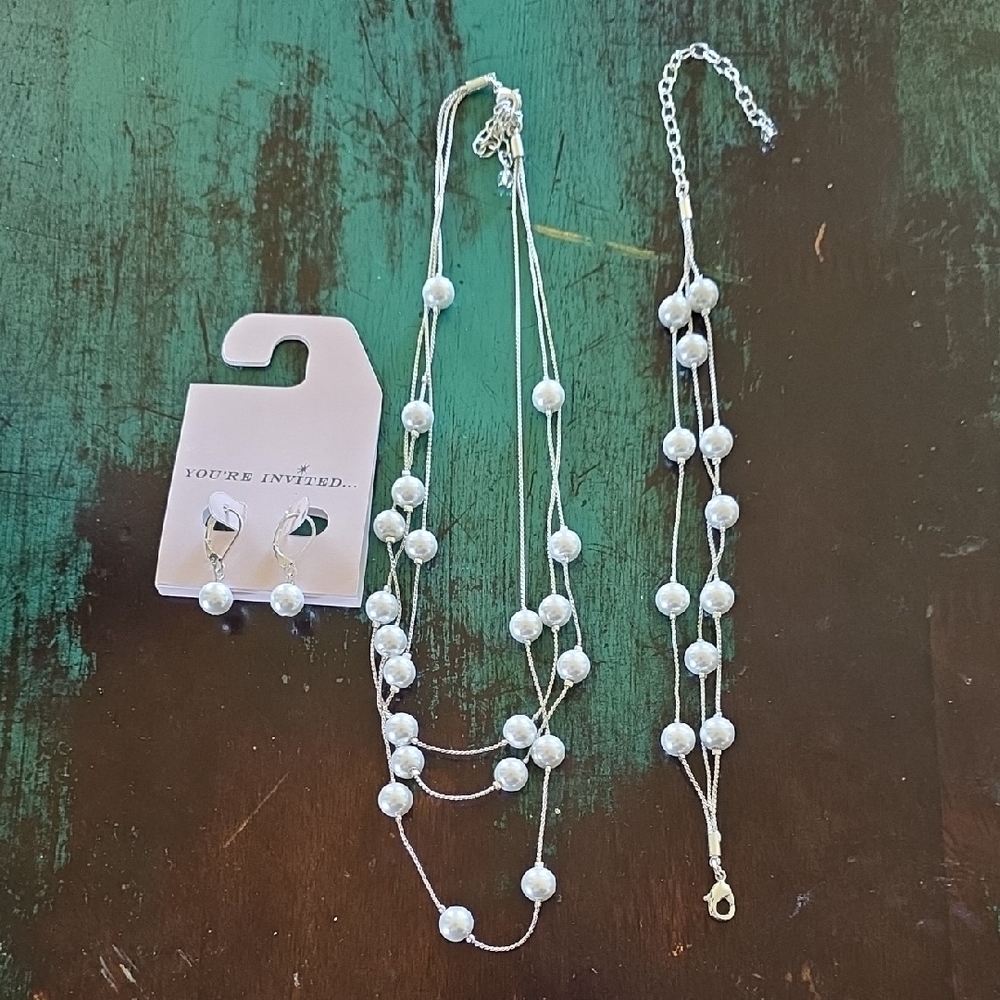 Pearl Jewelry Set